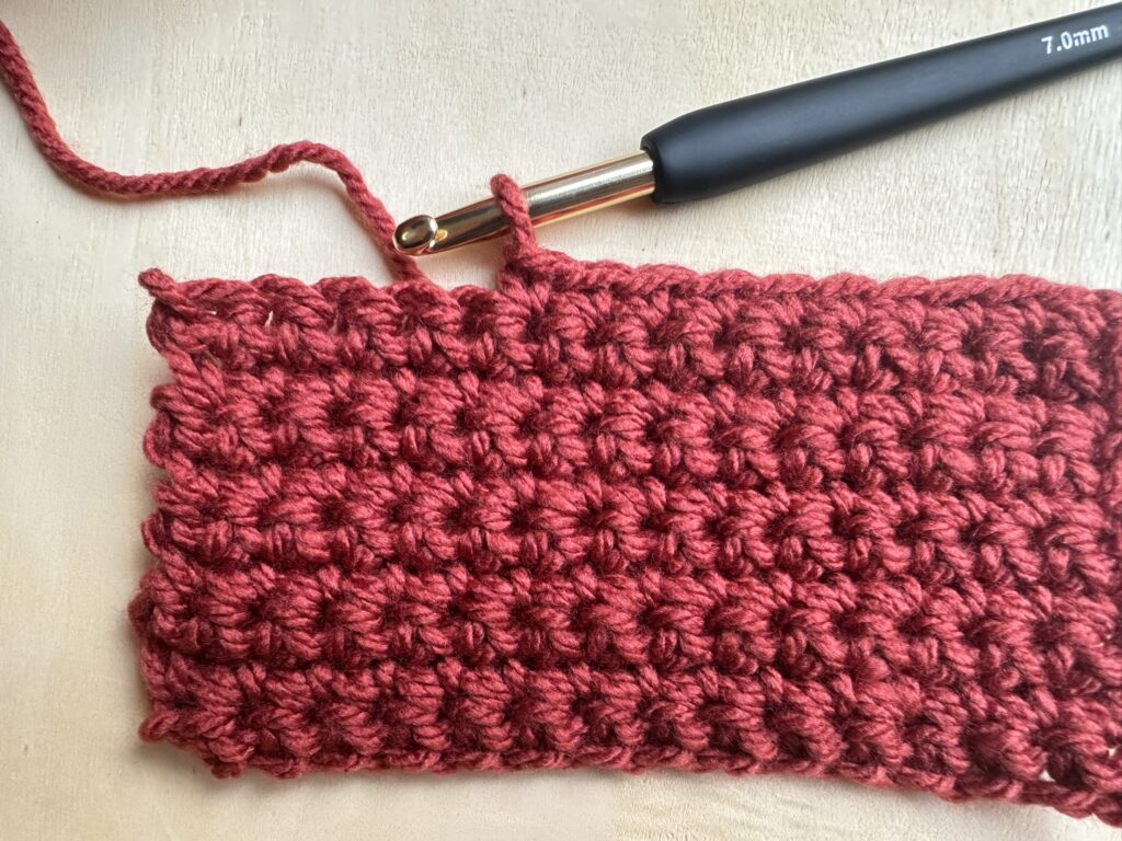 Punto bajo en crochet paso a paso | Tutorial para principiantes img 8858