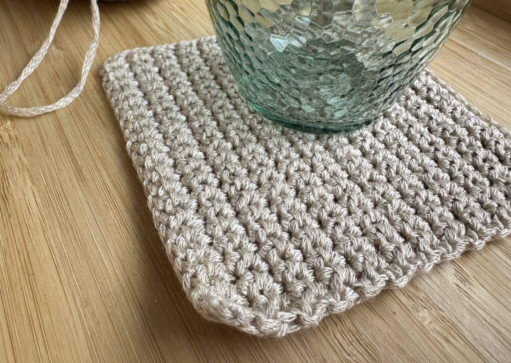 Posavasos de crochet en punto bajo | Proyecto para principiantes img 8861